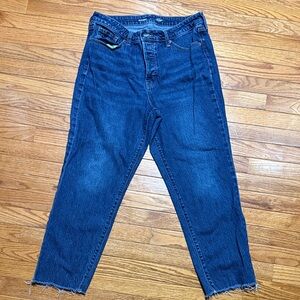 Old Navy Woman’s  Dark Blue Straight Jeans